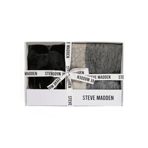 2-peice Oversized Buffalo Plaid Scarf and Slippers BLACK MULTI | S (6-7)